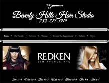 Tablet Screenshot of beverlyhillshair-studio.com